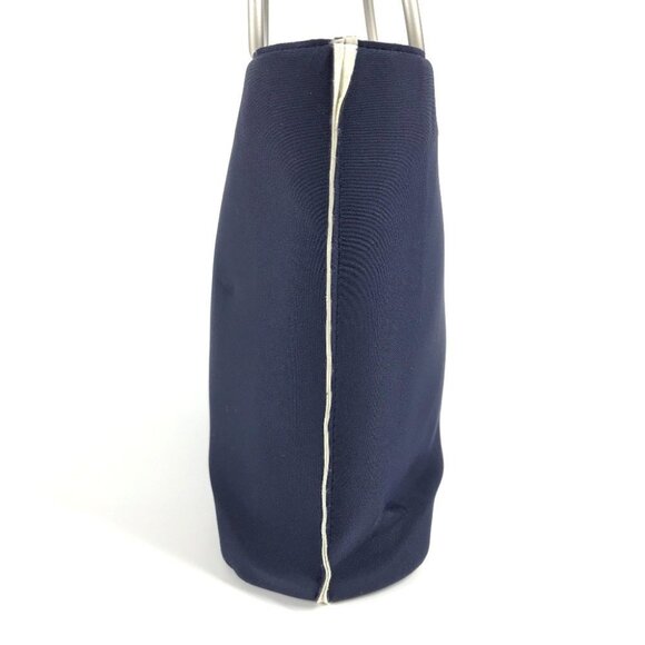CHANEL Bag Tote Bag Hand Bag polyamide Navy/Silver - Picture 5 of 16